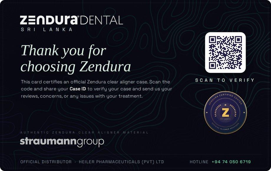 Zendura membership card back